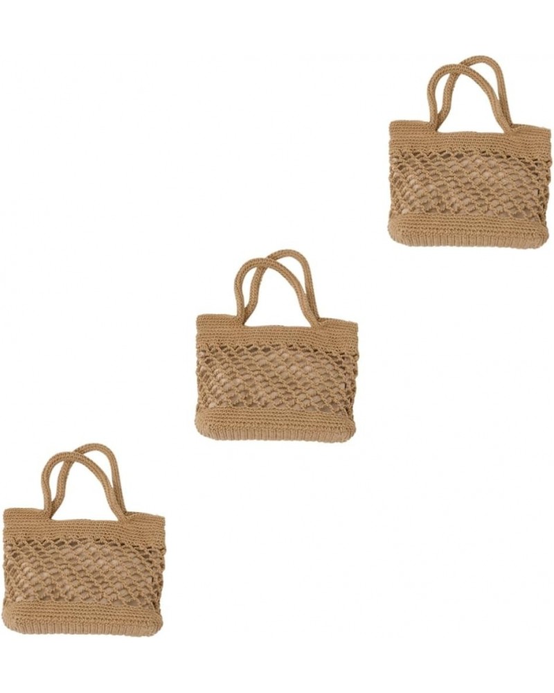 3pcs Miss Cotton Rope Chain Buckle Light Brownx3pcs $24.28 Totes