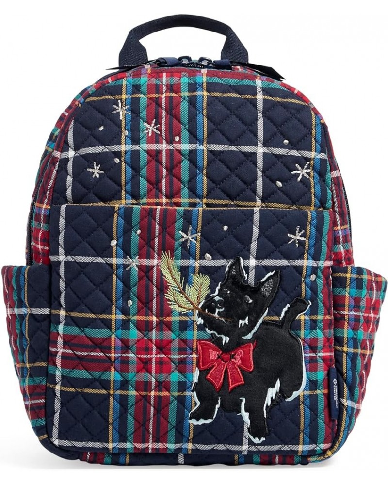 Women's Cotton Small Backpack, Black - Recycled Cotton, One Size One Size Scottie Dog - Recycled Cotton $35.04 Backpacks