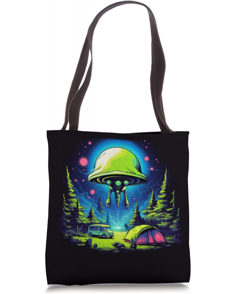 Camping UFO Gear Alien Abduction Tote Bag $9.94 Totes