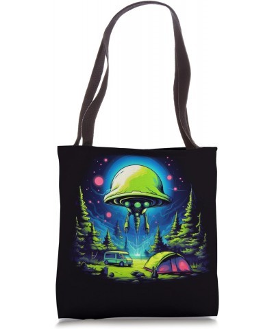 Camping UFO Gear Alien Abduction Tote Bag $9.94 Totes