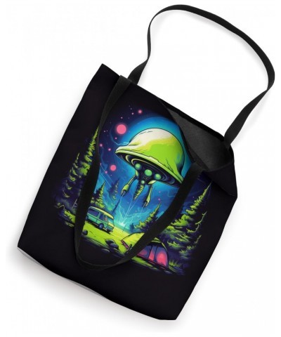 Camping UFO Gear Alien Abduction Tote Bag $9.94 Totes