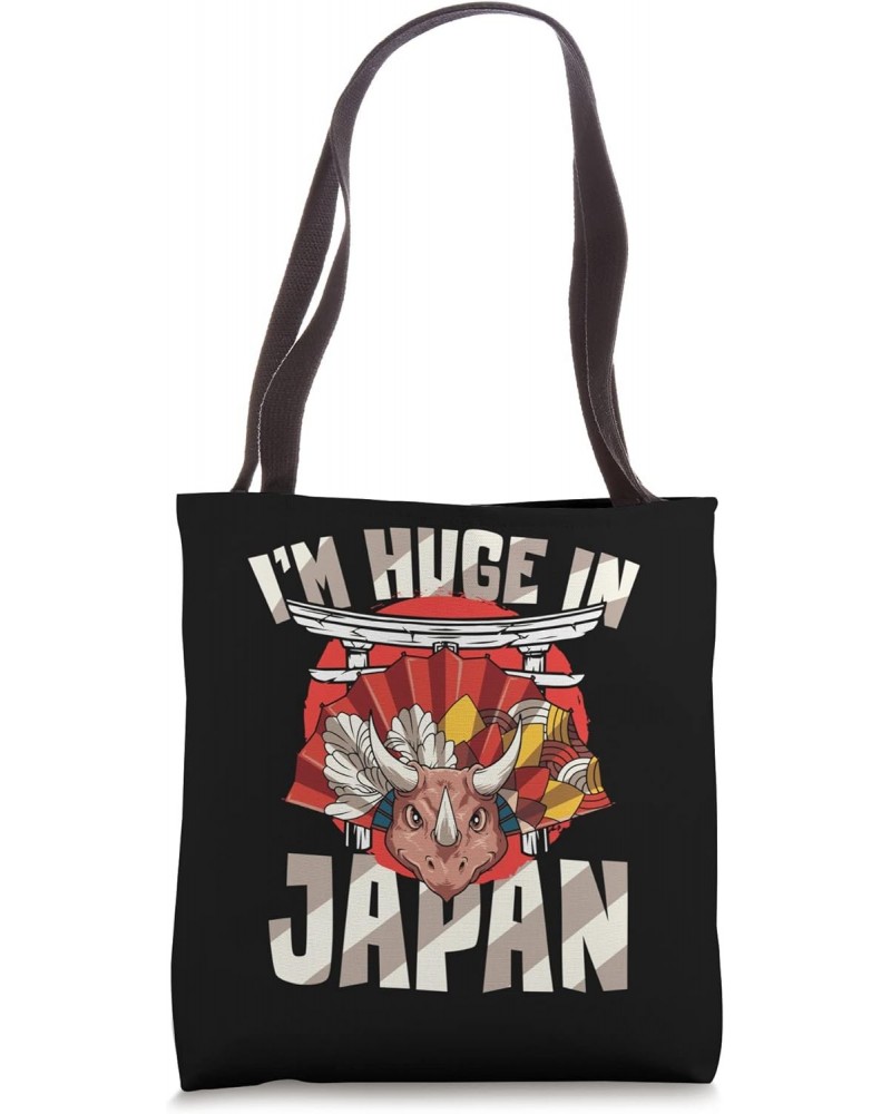 I'm Huge In Japan for Japan Fans and Dino Fans Japanese Tote Bag $13.51 Totes