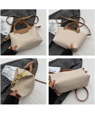 Women's Bag Versatile Crossbody Bag Fashionable and Simple Handheld One Shoulder Small Bucket Bag Off-white $28.92 Shoulder Bags