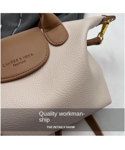 Women's Bag Versatile Crossbody Bag Fashionable and Simple Handheld One Shoulder Small Bucket Bag Off-white $28.92 Shoulder Bags