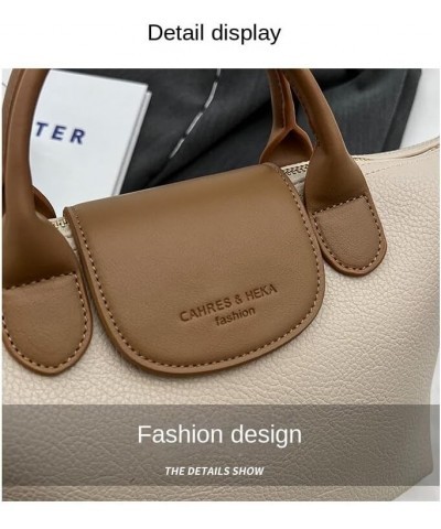 Women's Bag Versatile Crossbody Bag Fashionable and Simple Handheld One Shoulder Small Bucket Bag Off-white $28.92 Shoulder Bags