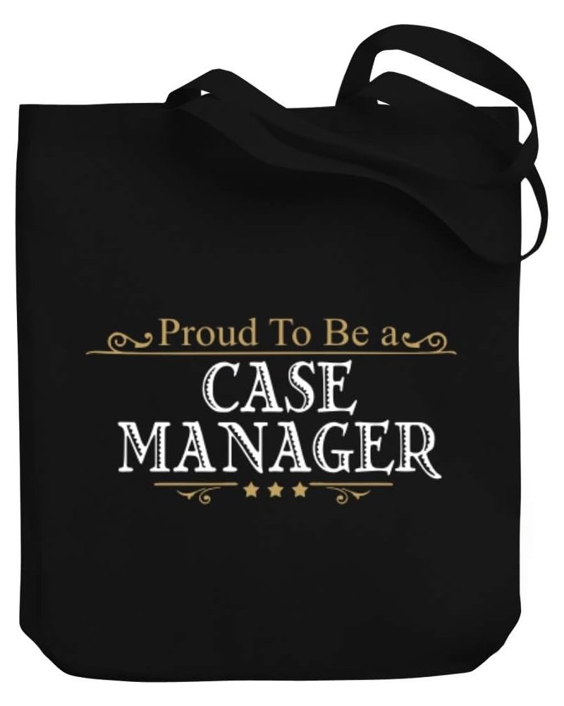 PROUD TO BE a Case Manager Canvas Tote Bag 10.5" x 16" x 4 $21.99 Totes