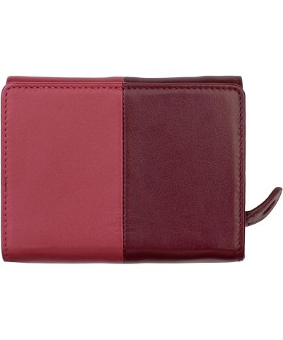 Primehide Womens Small Trifold Leather Purse - RFID Blocking Wallet - Clara Collection - 6100, Pink / Blush Pink, One Size, T...