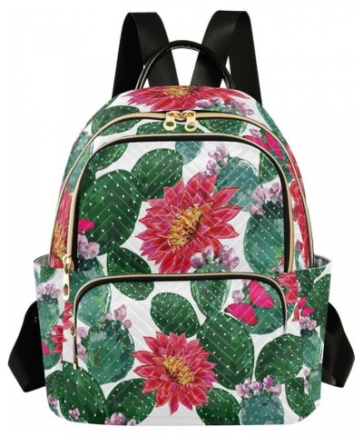 Women Backpack Cactus Blossom Anti-Theft Travel Backpack with Luggage Belt Lightweight Handbag Lady Purse Roomy Double Zipper...