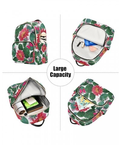 Women Backpack Cactus Blossom Anti-Theft Travel Backpack with Luggage Belt Lightweight Handbag Lady Purse Roomy Double Zipper...