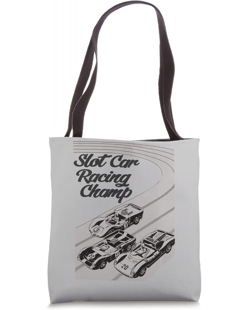 Vintage Track Slot Car,Slot Racing,SlotCar, Slot-Racing,Toy Tote Bag $15.90 Totes