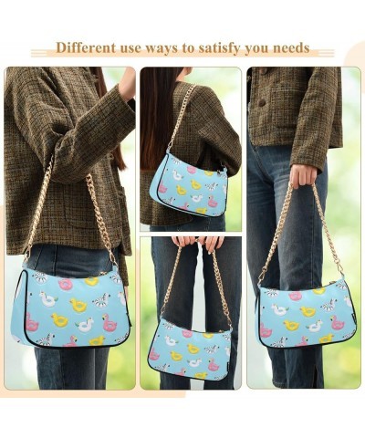 Women's Chain Bag, Shoulder Bag, Handbag Purse, Tote Bag, Fashion Underarm Bag Multi 6 $16.11 Shoulder Bags