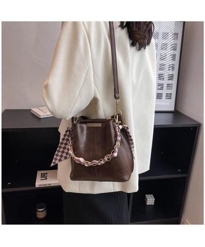 Fashion Bucket Bag,Crossbody Bags for Women - quilted crossbody bags for women,2023 Autumn New Shoulder Bags Handbags Offee $...