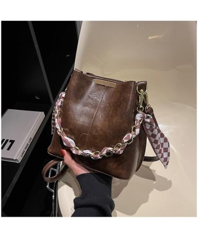 Fashion Bucket Bag,Crossbody Bags for Women - quilted crossbody bags for women,2023 Autumn New Shoulder Bags Handbags Offee $...