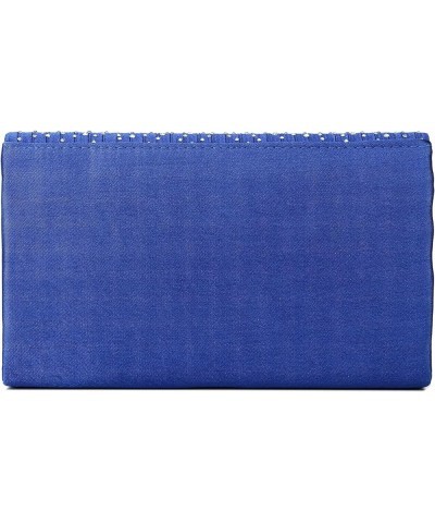 Purses and Handbags Envelope Evening Clutch Crossbody Bags Classic Wedding Party Shoulder Bag for Women Royal Blue $8.30 Even...