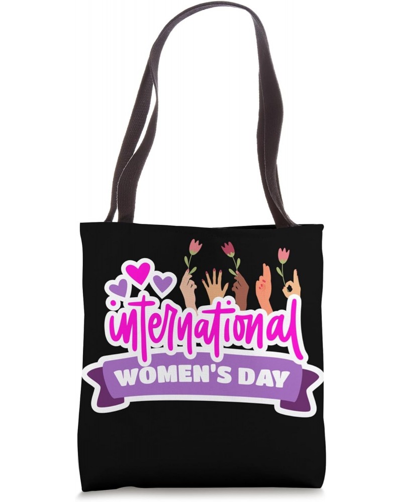 International Women's Day Clothing March 8 2024 Design Tote Bag $13.92 Totes