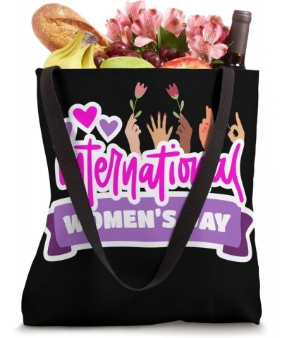 International Women's Day Clothing March 8 2024 Design Tote Bag $13.92 Totes