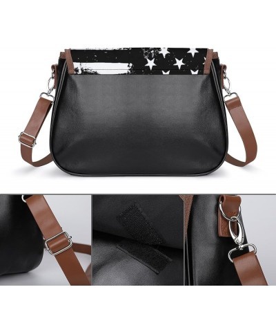 Crossbody Bags for Women, Leather Purses Crossbody Handbag Purse with Adjustable Strap Pattern (545) $14.00 Satchels