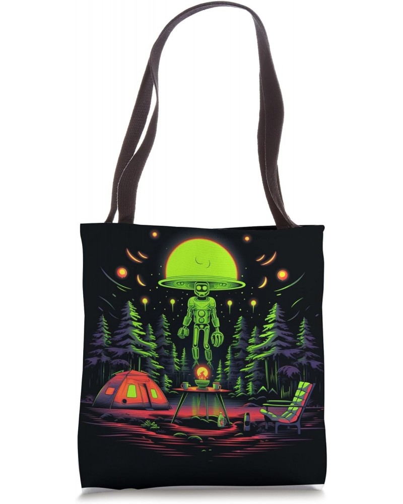 Camping UFO Gear Alien Abduction Tote Bag $11.30 Totes