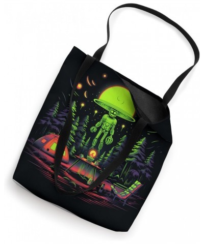 Camping UFO Gear Alien Abduction Tote Bag $11.30 Totes