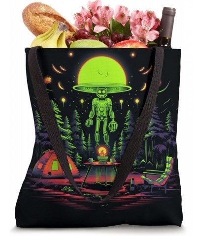 Camping UFO Gear Alien Abduction Tote Bag $11.30 Totes