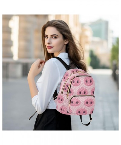 Mini Backpack Purse for Women Lightweight Girls Small Size Cute Pig Nose School Teens College Traveling Medium $18.47 Backpacks