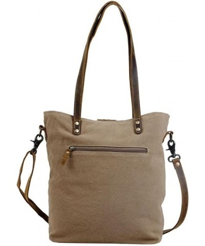 Aesthetic Shoulder Bag Upcycled Cotton & Leather S-2809 $25.45 Shoulder Bags