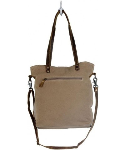 Aesthetic Shoulder Bag Upcycled Cotton & Leather S-2809 $25.45 Shoulder Bags