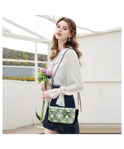 Crossbody Bags for Women Trendy Women's Black Shoulder Bag Small PU Leather Flap Cross Body Bag Handbags Pattern1 $17.21 Cros...