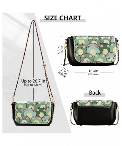 Crossbody Bags for Women Trendy Women's Black Shoulder Bag Small PU Leather Flap Cross Body Bag Handbags Pattern1 $17.21 Cros...