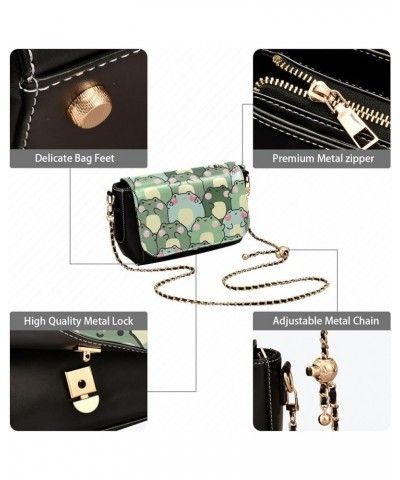 Crossbody Bags for Women Trendy Women's Black Shoulder Bag Small PU Leather Flap Cross Body Bag Handbags Pattern1 $17.21 Cros...