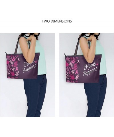 Large Tote Top Handle Bag, Women Zippered Handbag, Big Shoulder Hand Bags Multi 6 $9.26 Shoulder Bags