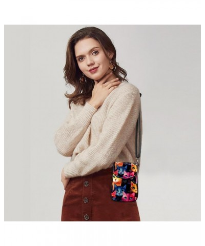 Classic PU Leather Phone Bag - Durable Cell Phone Wallet, Convenient Crossbody Purse Pretty Toucans Multicoloured9 $13.00 Cro...