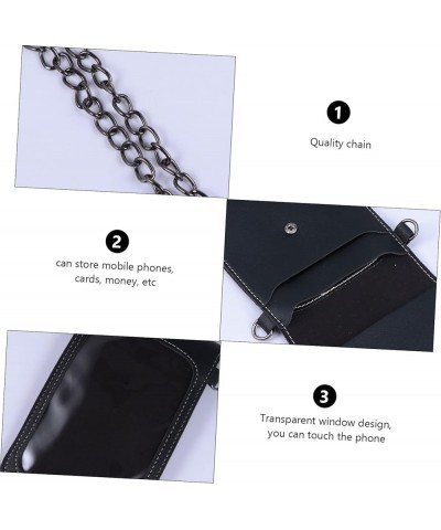 1pc Touch Screen Mobile Phone Bag Clear Purses for Women Cellphone Crossbody Purse for Women Crossbody Black $7.03 Crossbody ...