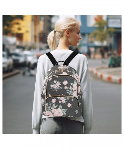 Bouquets Of Roses Backpack Purse for Women Ladies Fashion Travel MiniShoulder Bags Handbag Back Pack Lady Purse,S Small $13.9...