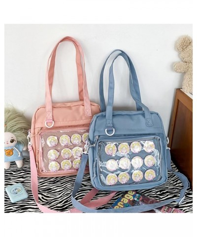 Ita Bag Crossbody Kawaii Cute Pin Display Cosplay Shoulder Bag Messenger Tote Bag Japanese Uniforms Bags Blue $13.22 Shoulder...