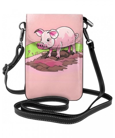 Pink Piglet Women'S With Tassel Small Crossbody Leather Cell Phone Bag Purse For Walking Camping Shopping Dating $24.99 Cross...