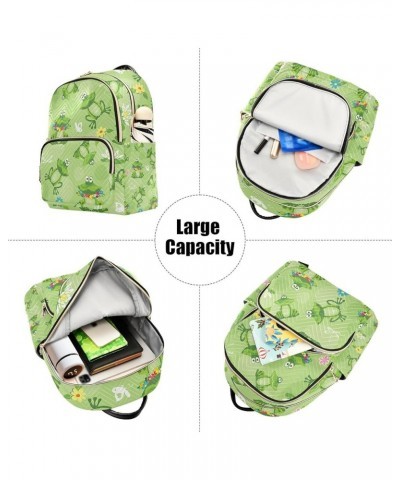 Small Backpack for Women Travel Bag Frogs Toads Daypack Purse Fashion Shoulder Bag Rucksack Small B247 $15.07 Backpacks