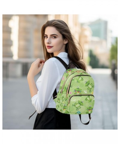 Small Backpack for Women Travel Bag Frogs Toads Daypack Purse Fashion Shoulder Bag Rucksack Small B247 $15.07 Backpacks