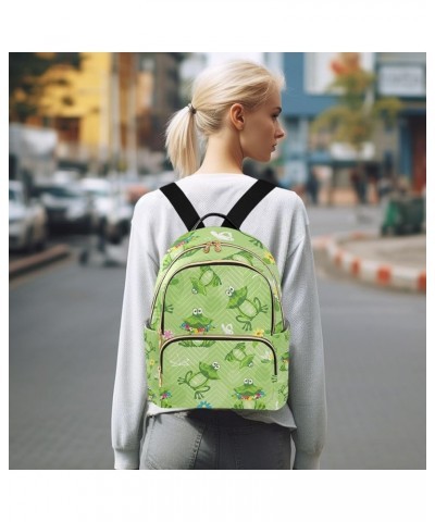 Small Backpack for Women Travel Bag Frogs Toads Daypack Purse Fashion Shoulder Bag Rucksack Small B247 $15.07 Backpacks