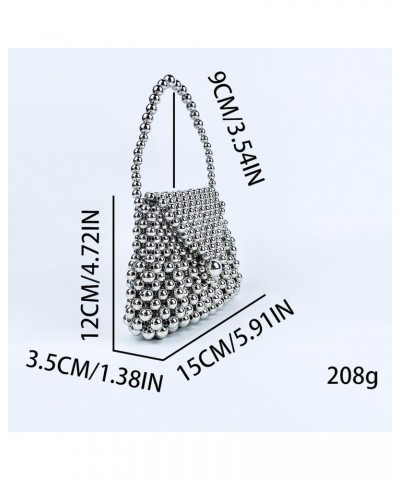 Luxury Pearl Purses Shoulder Bag for Women Pearl Bag Handmade Bags Women's Crossbody Beaded Clutch Evening Bag Wedding Party ...