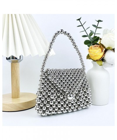 Luxury Pearl Purses Shoulder Bag for Women Pearl Bag Handmade Bags Women's Crossbody Beaded Clutch Evening Bag Wedding Party ...