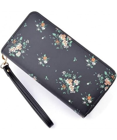 Women Wallet Ladies Wallet, Long Style, Double Zipper, with Exquisite Printing, Built-in Large Capacity, with Double-Layer Wa...