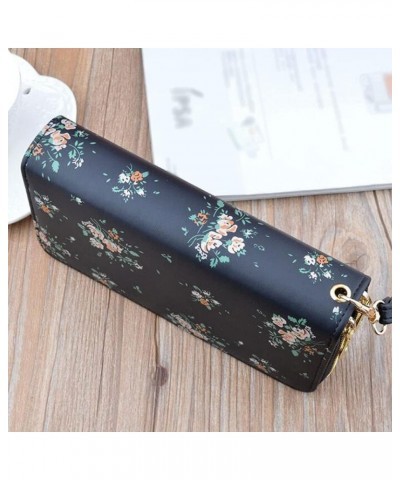 Women Wallet Ladies Wallet, Long Style, Double Zipper, with Exquisite Printing, Built-in Large Capacity, with Double-Layer Wa...