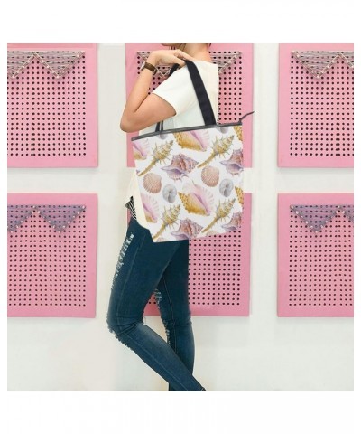 Canvas Tote Bag for Women with Zipper Pocket,Canvas Tote Purse Gym Tote Bag Shopping Tote Bag 9 $12.22 Totes