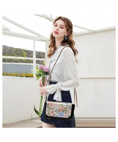 Crossbody Bags for Women Trendy Women's Black Shoulder Bag Small PU Leather Flap Cross Body Bag Handbags Pattern7 $21.31 Cros...