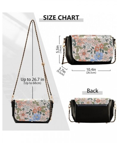 Crossbody Bags for Women Trendy Women's Black Shoulder Bag Small PU Leather Flap Cross Body Bag Handbags Pattern7 $21.31 Cros...