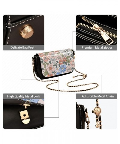 Crossbody Bags for Women Trendy Women's Black Shoulder Bag Small PU Leather Flap Cross Body Bag Handbags Pattern7 $21.31 Cros...