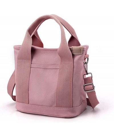 Black Bags for Women Canvas Tote Bag Compartments Everything Capacity Multipocket Handbag Purse Crossbody Shoulder Bag Pink $...