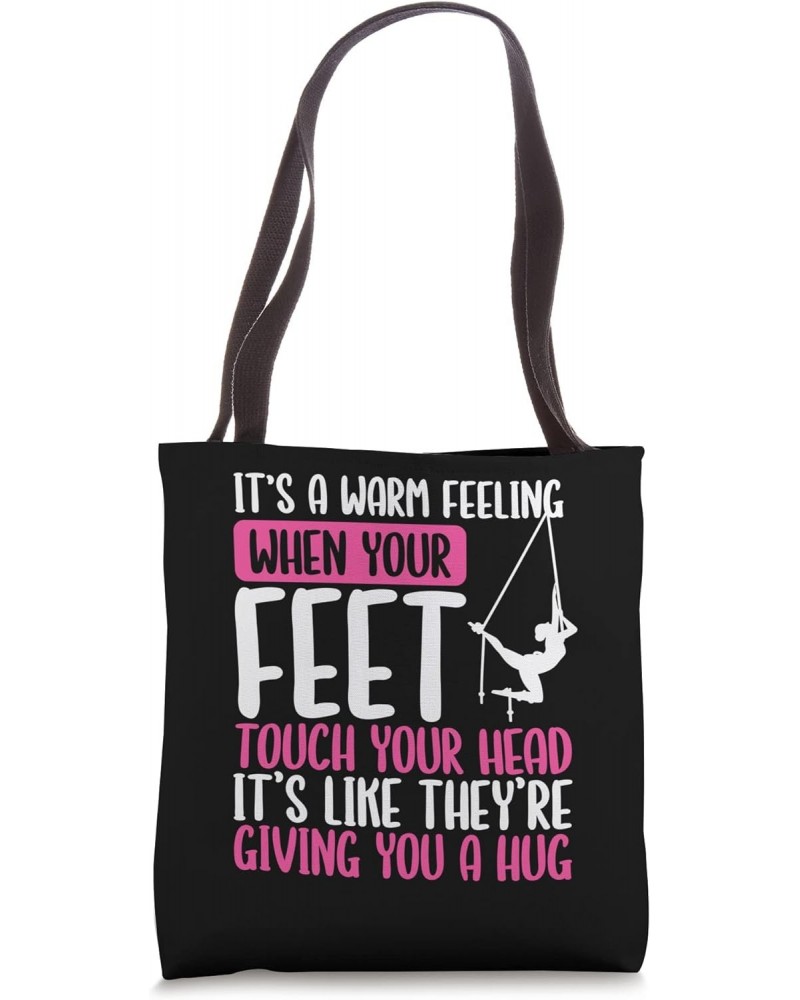 Aerial Circus Air Yoga Dance Aerial Silk for Tree Aerialist Tote Bag $13.50 Totes