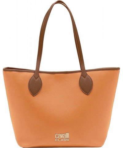 Cavalli Class RAVENNA Light Peach Everyday Soft Large Shopper Tote Bag for womens $69.75 Totes